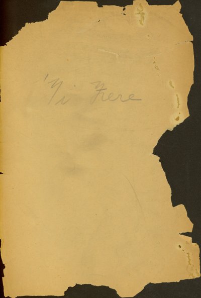 Several Pages Are Missing from the Manuscript by Kate Chopin